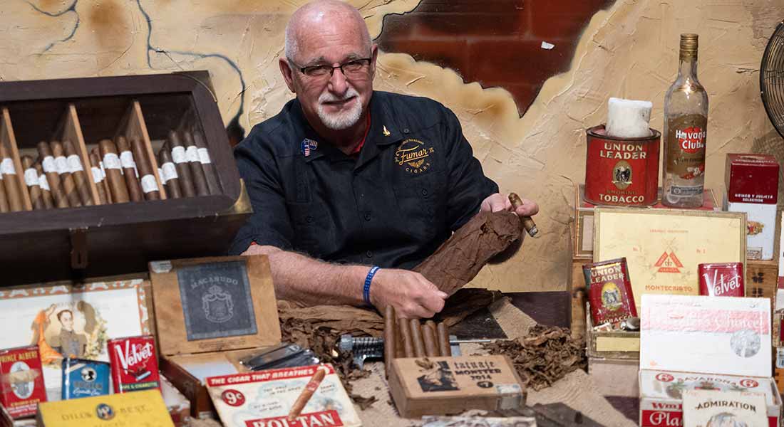 David Haddad owner of Fumar Cigars, principal cigar consultant
