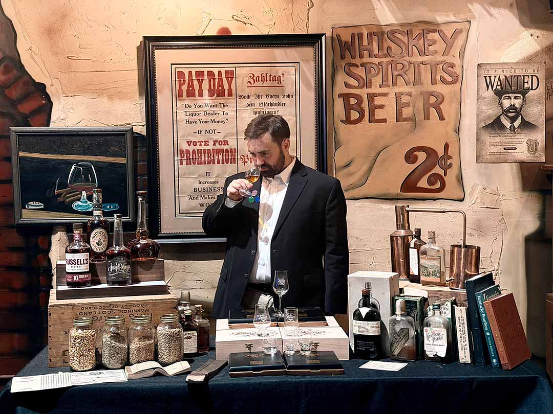 Ty Kinter spirit tasting.
